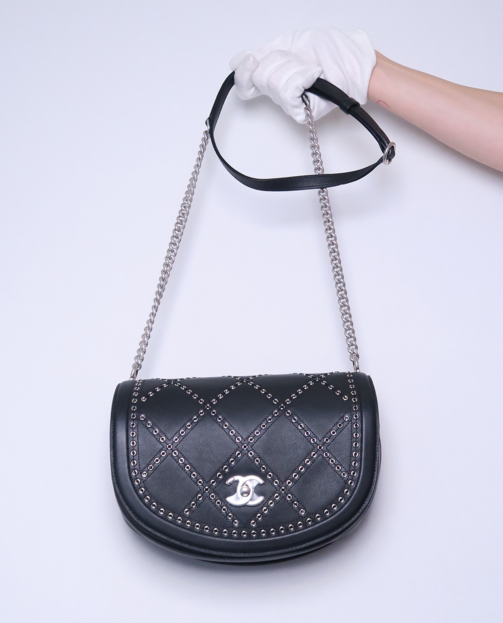 Chanel best sale half moon